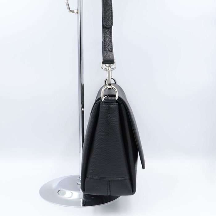 Сумка жіноча шкіряна Polina&Eiterou 6051 Black Сумка женская кожаная