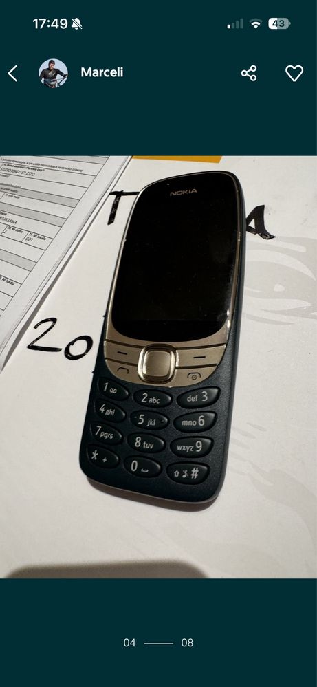 Nokia 6310 nowa zielona
