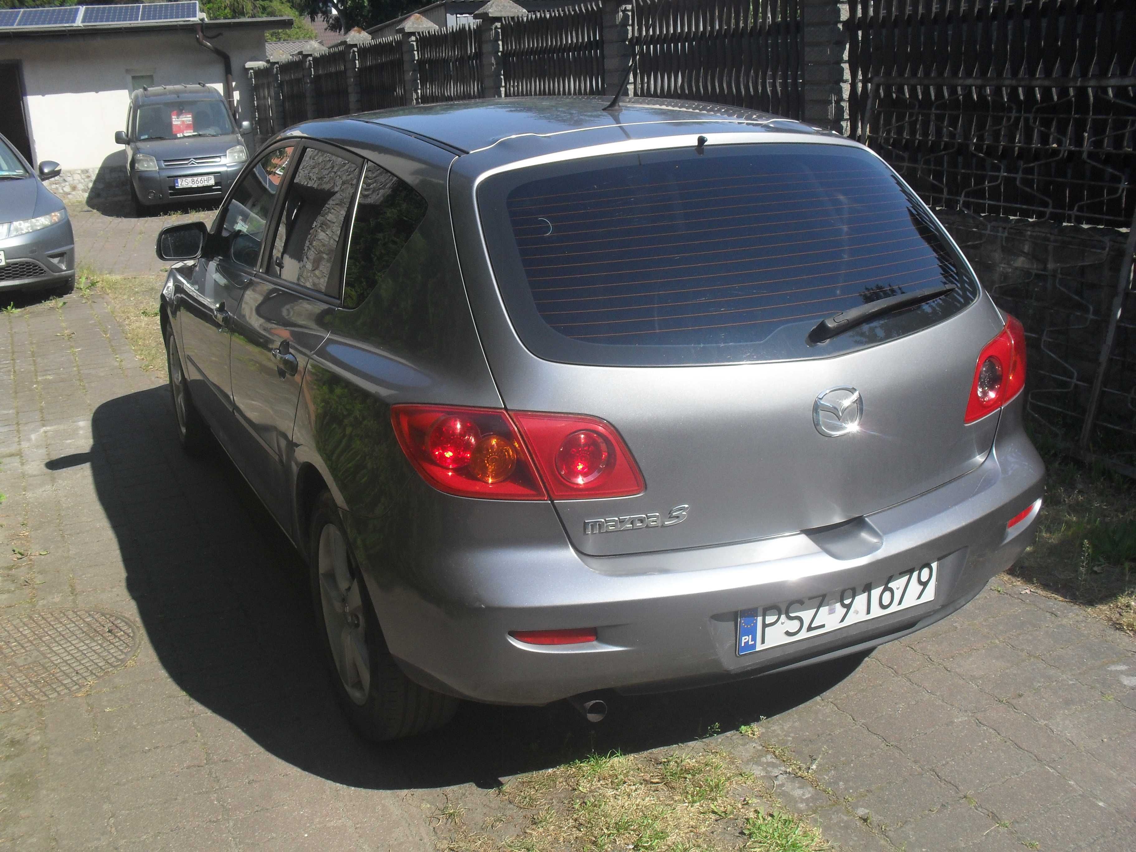 MAZDA 3 1.6 benz.zarejestr.I wł.klima  I rej.2005 r.