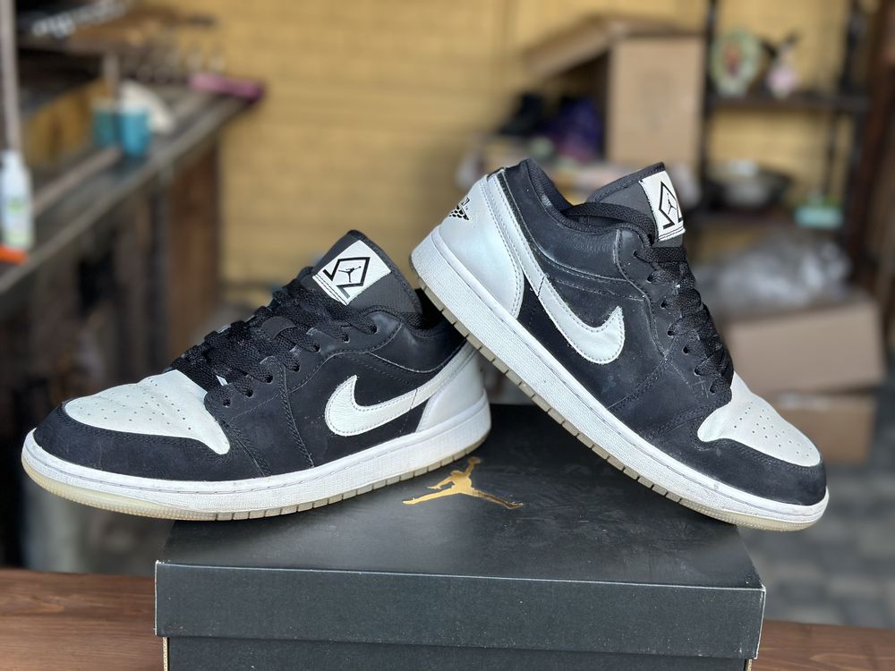 Кроссовки Air Jordan 1 LOW SE BLACK/WHITE