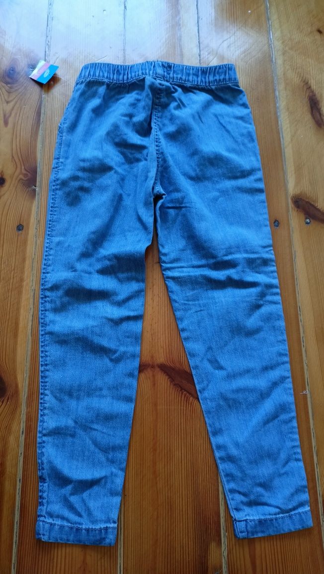 Spodnie jeans 116 dżinsowe