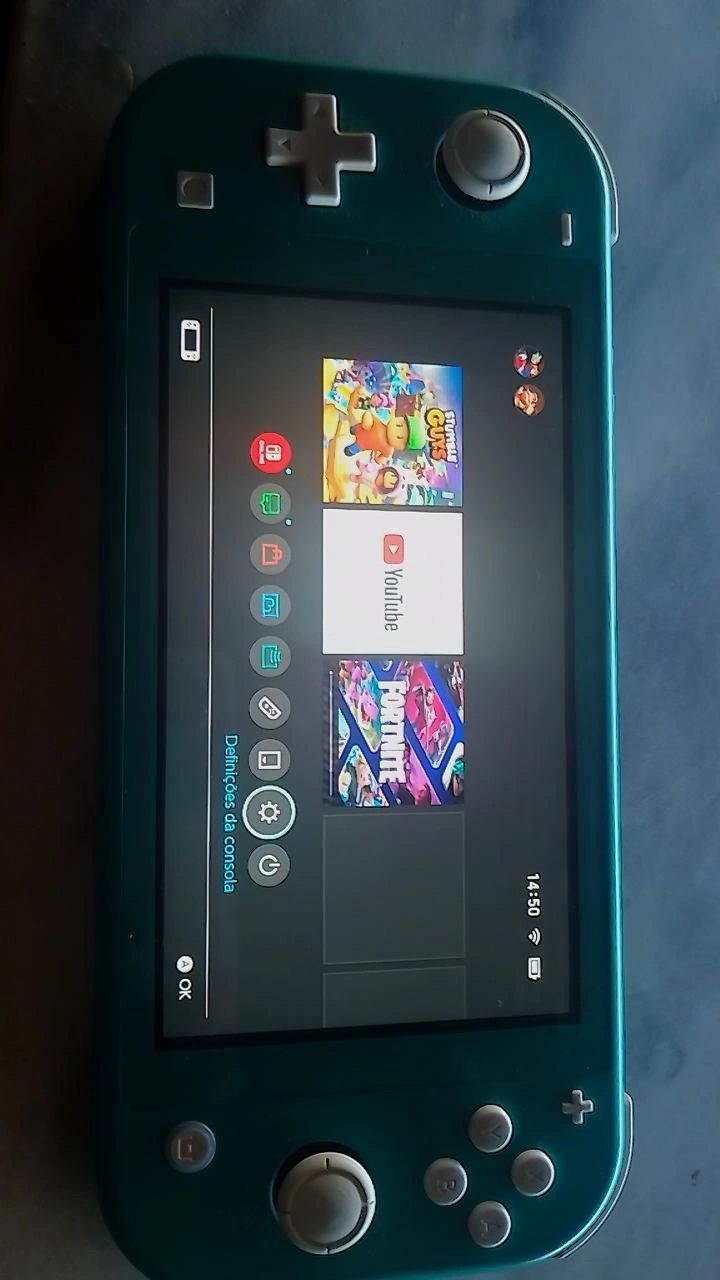 Nintendo switch azul