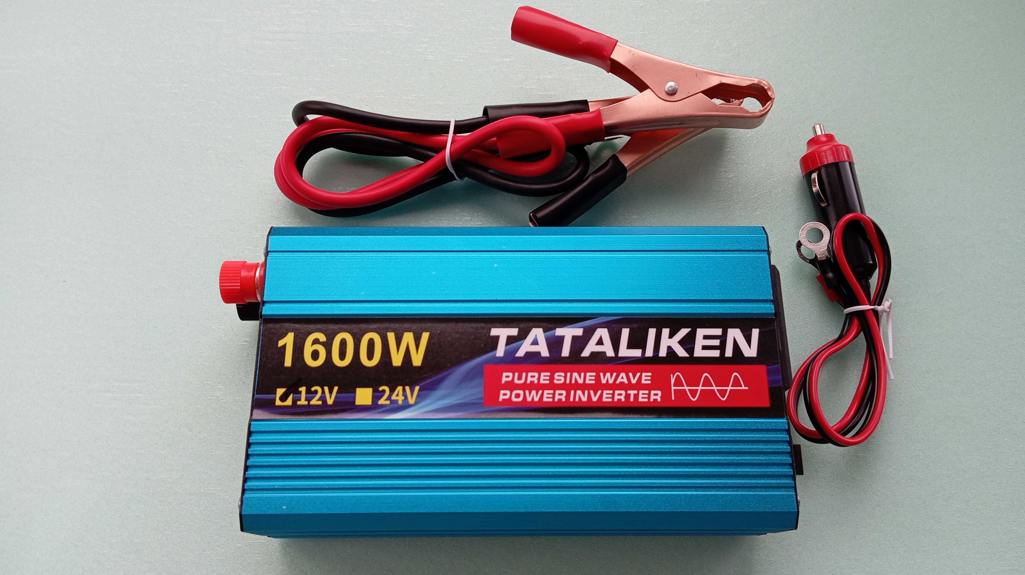 Инвертор 1600W 12V в 220V чистый синус