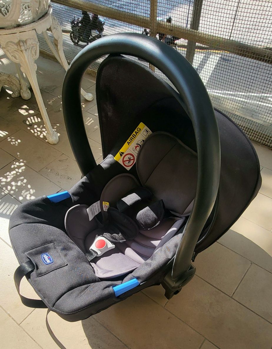 Conjunto carrinho + babycoque + alcofa Chicco