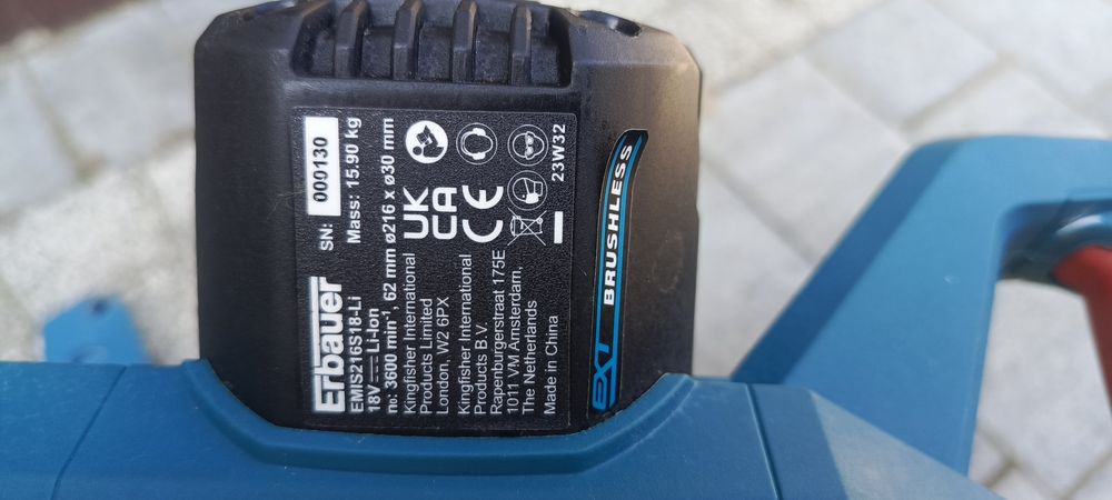 Ukośnica erbauer emis216s-18li pilarka kątowa