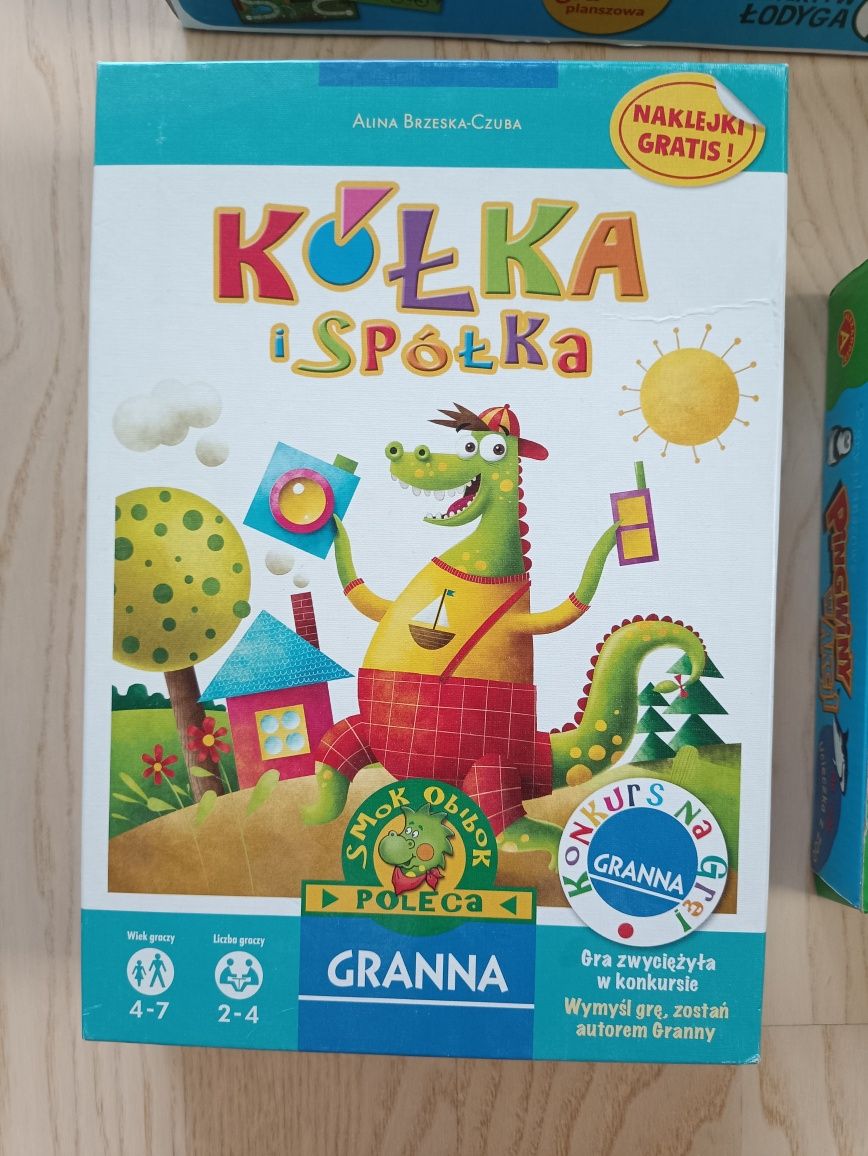 Gry dla dzieci 4+ , 4 szt