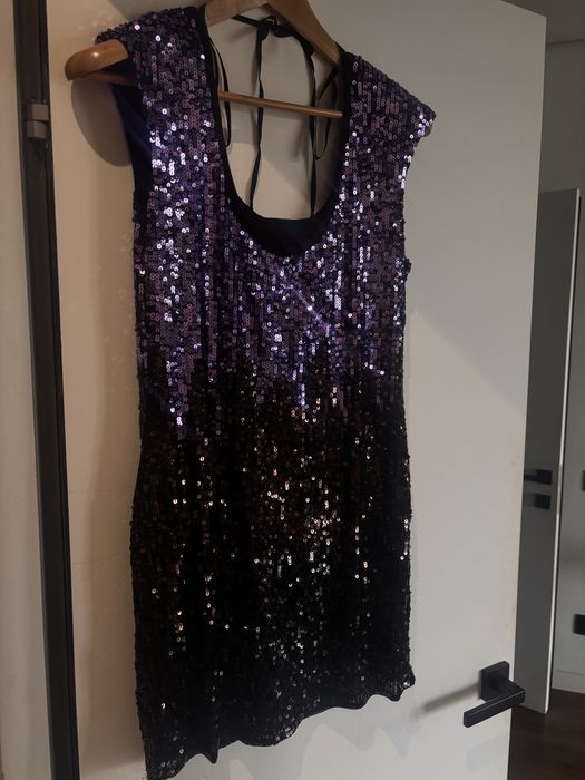 Сукня міні в паєтки