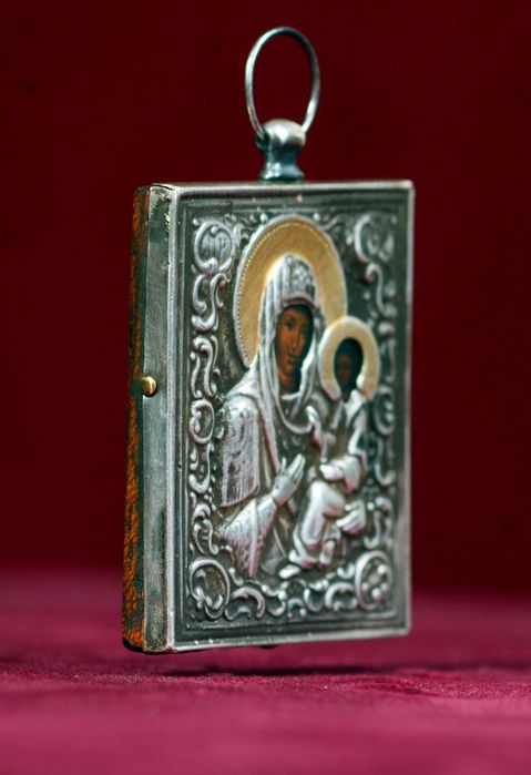 Ikona srebrna Madonna Przewodniczka SREBRO Ag 925