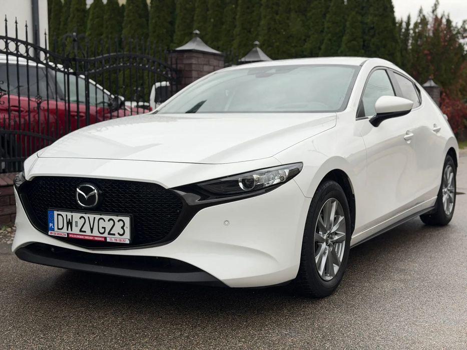 Mazda 3 1WŁ ASO Salon PL FV23% CarPlay Android ACC Martwe Pole Head_up