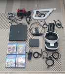 Konsola Ps4 slim 500 Gb  + Gogle Vr V2