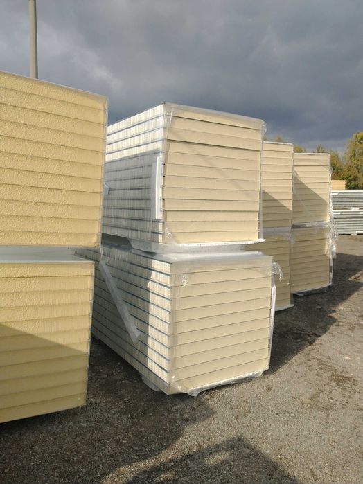 Płyta warstwowa ścienna PIR gr 100mm 1 gat RAL 9010 dostępna od reki!