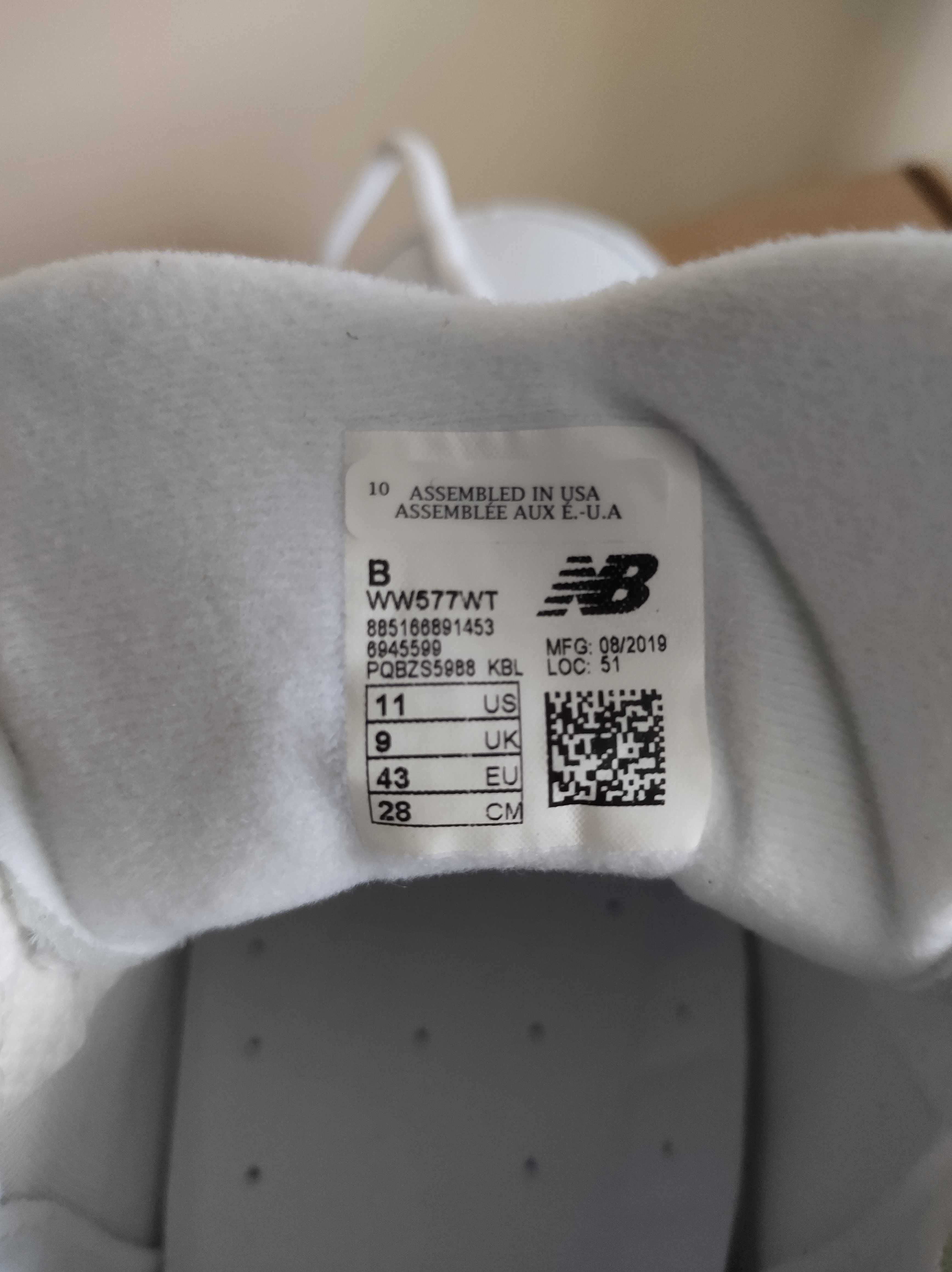 Кроссовок ОДИН женский New balance WW577 белый