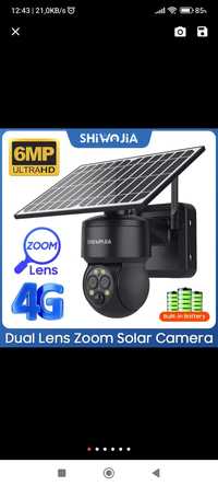 Kamera SHIWOJIA SIM 4g,6MP,3K, solarna