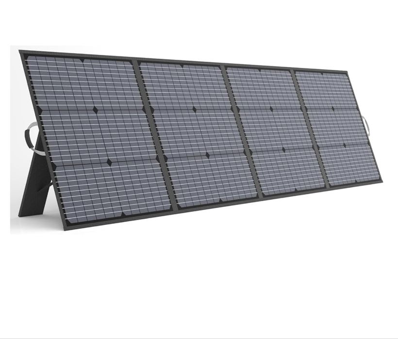 MHPOWOS Przenośny panel słoneczny 220 W, wodoszczelność IP67, 40 V,