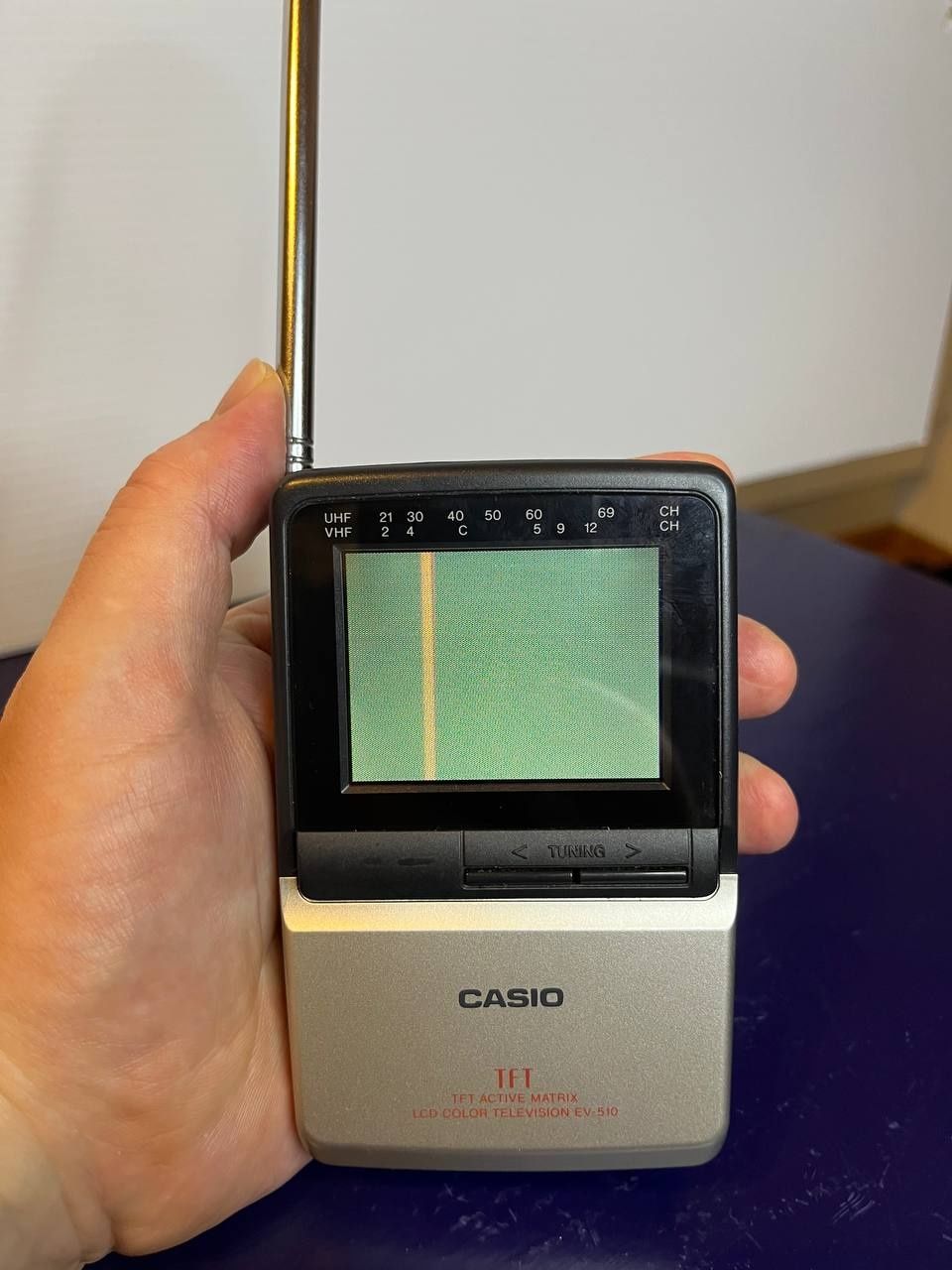 Портативный телевизор CASIO ev-510