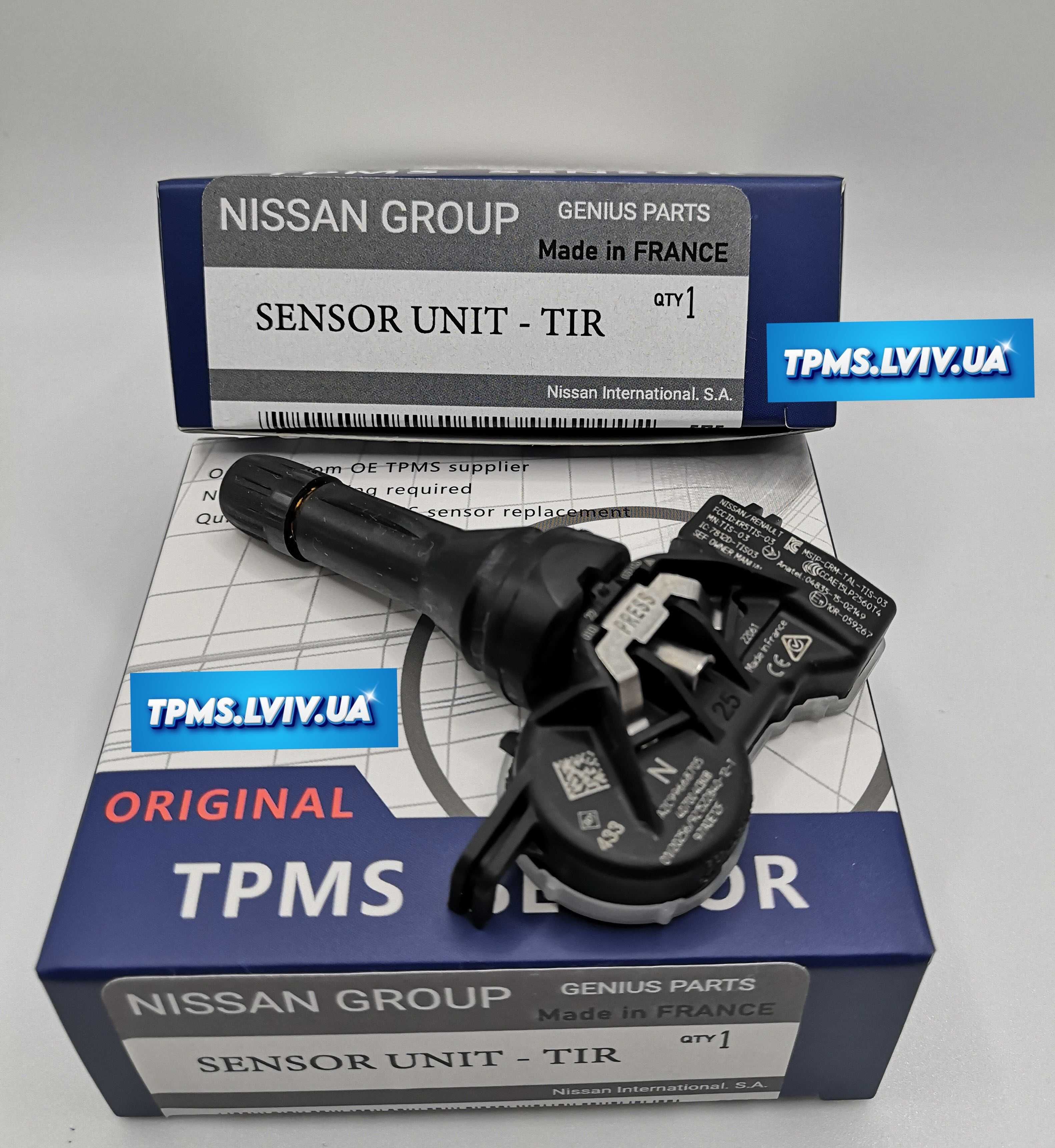 Датчики давления в шинах NISSAN Altima/Juke/Leaf/Qashqai/Rogue/Sentra