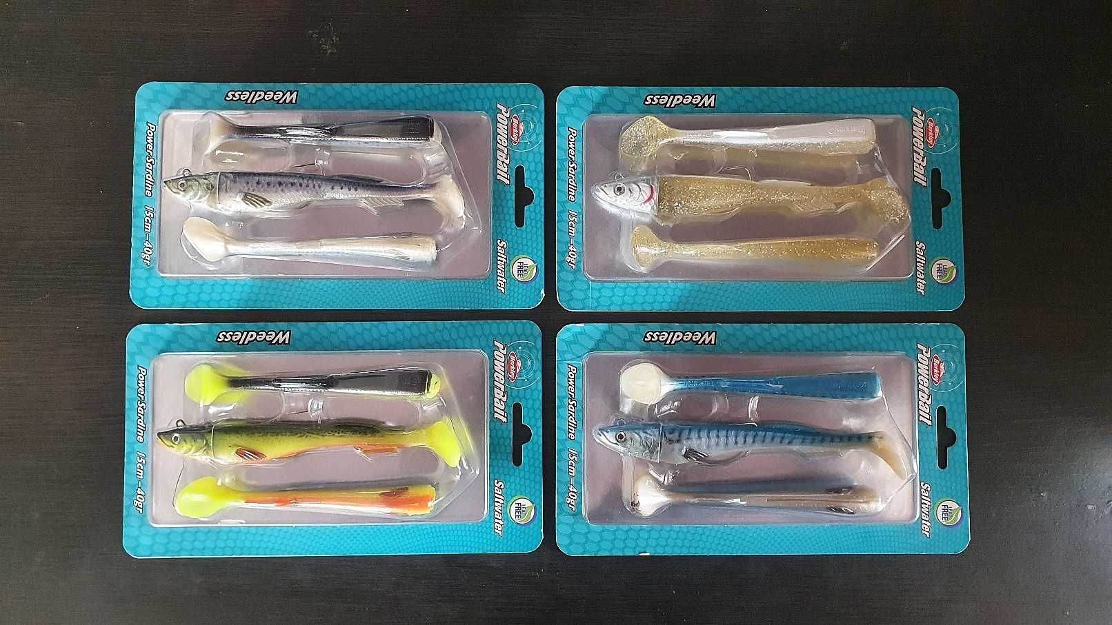 Guma Berkley Saltwater - Power Sardine 15cm 40g - 4 opakowania MIX