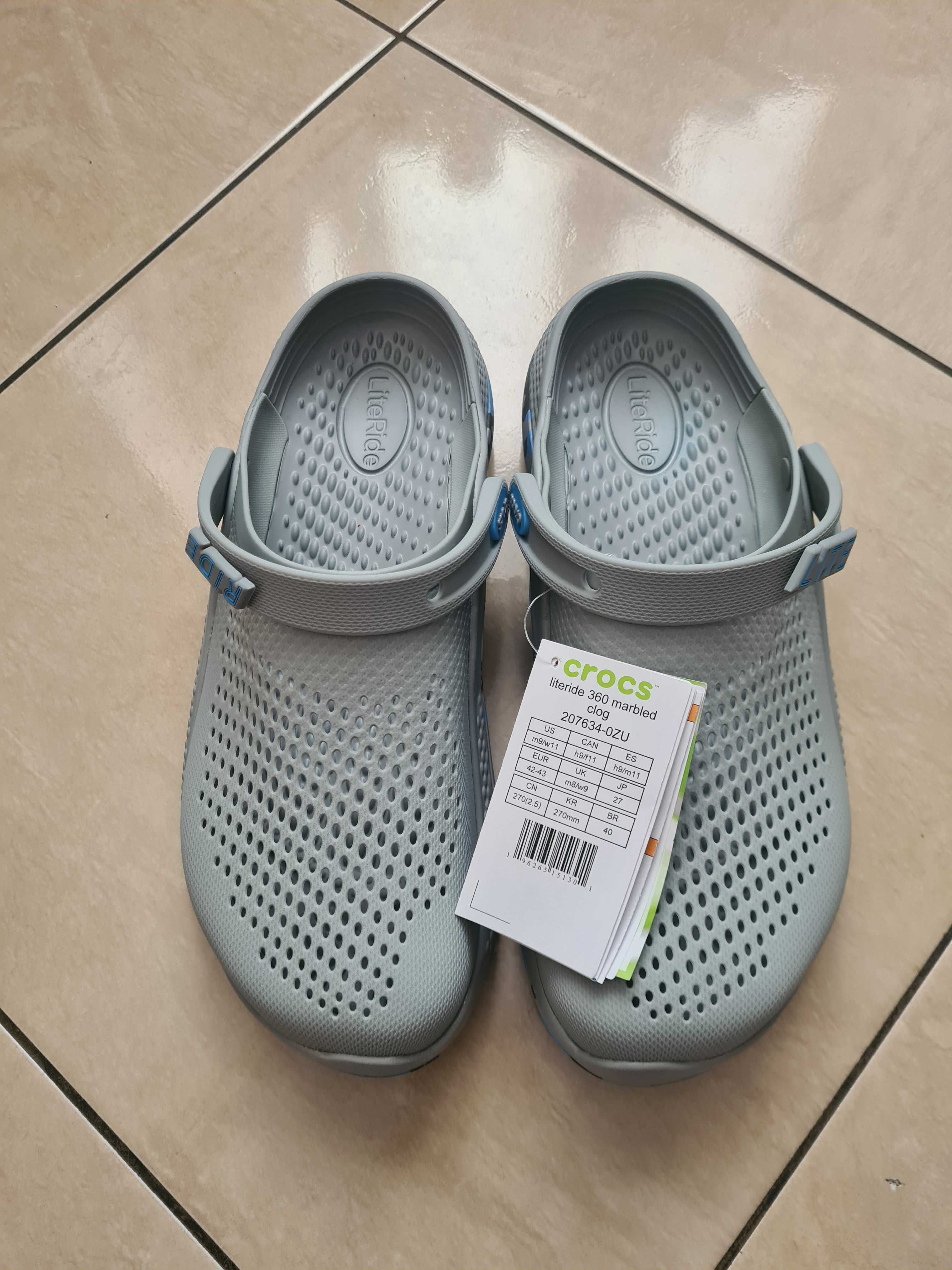 Crocs LiteRide 360 Marbled Clog, M4 размер, 100% оригинал