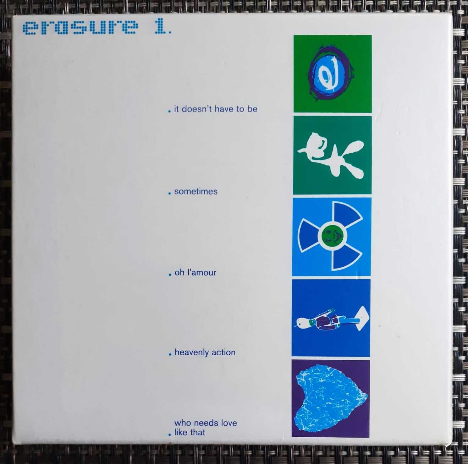 Erasure - 1. Singles - Box Set - Rara - 5 CDs - Muito Bom Estado