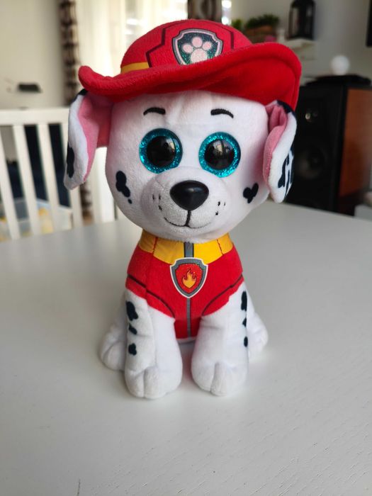 Pluszak, maskotka  Psi Patrol Marshall 25cm