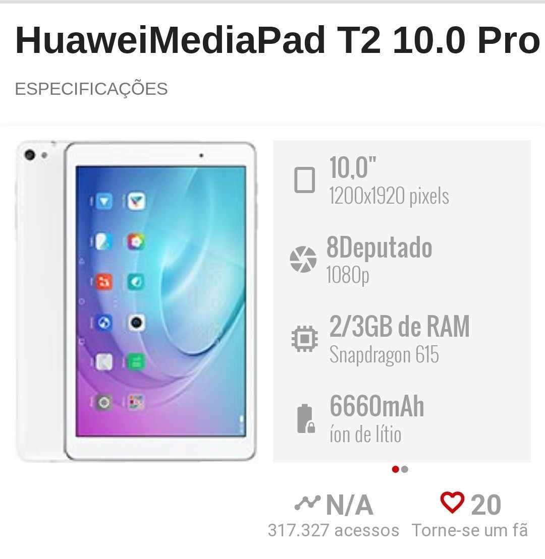 Tablet Huawei mediapad T2 10.0 pro