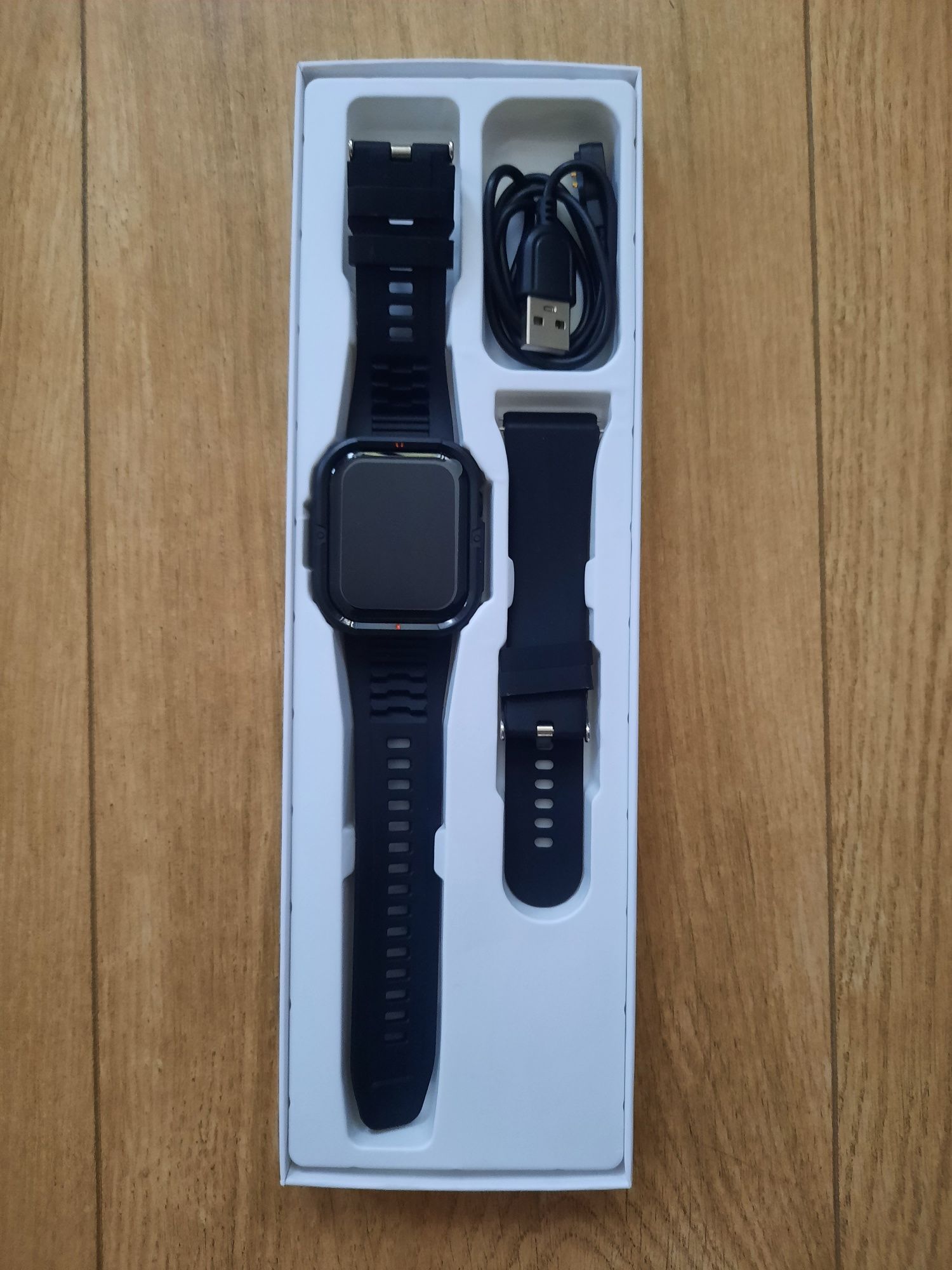 Smartwatch Fitnes Tracker czarny