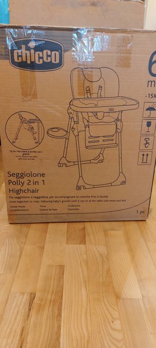 Стільчик для годування Chicco Polly 2 in 1