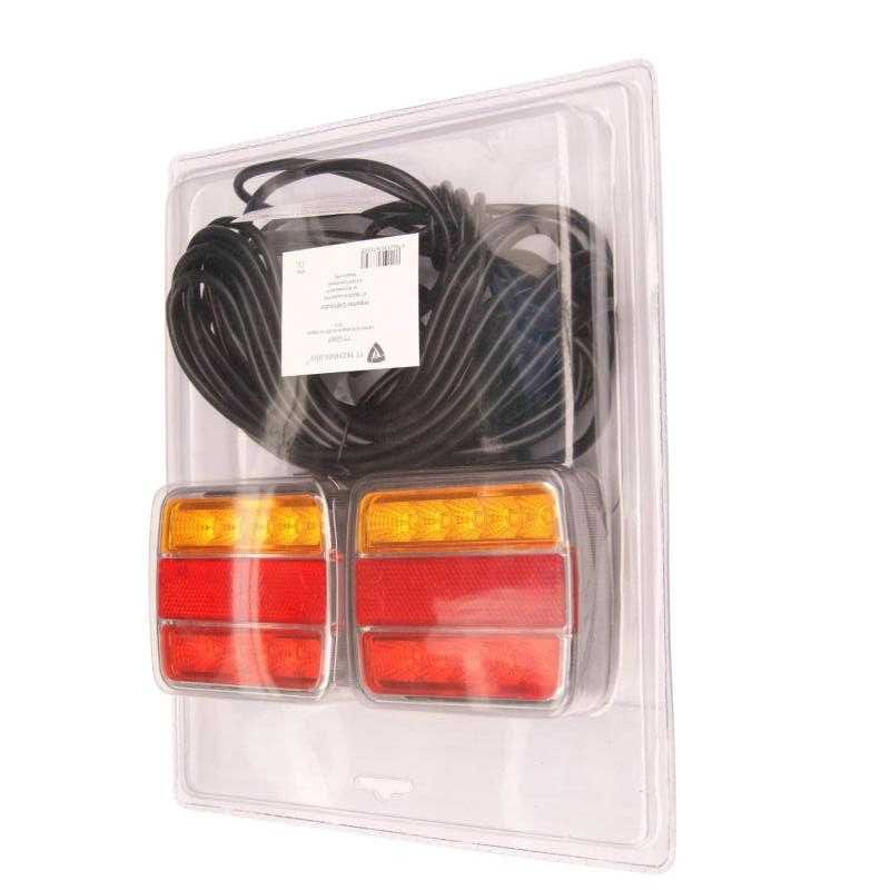 Lampy LED Przyczepki na magnes Zestaw Oświetlenia Instalacja PRZYCZEPY
