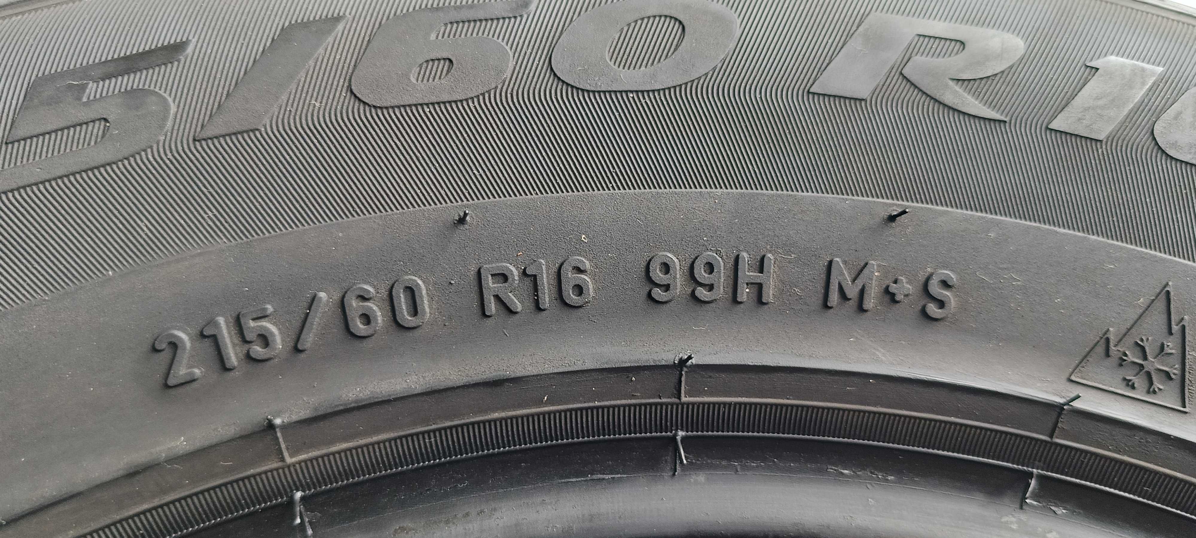 4X 215/60R16 99H Pirelli SottoZero 3 161A