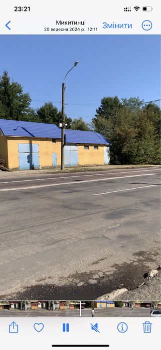Гаражі під склад/і т.п.  на самому вїзді в місто‼️ основна траса