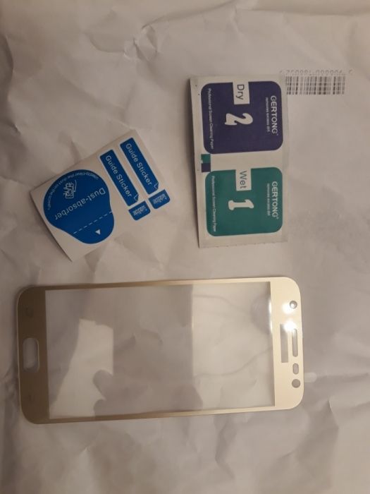 Szkło hartowane Samsung J3 złote 3 szt.