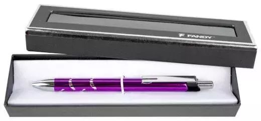 Zestaw piśmienny Tally B fioletowy. Fandy