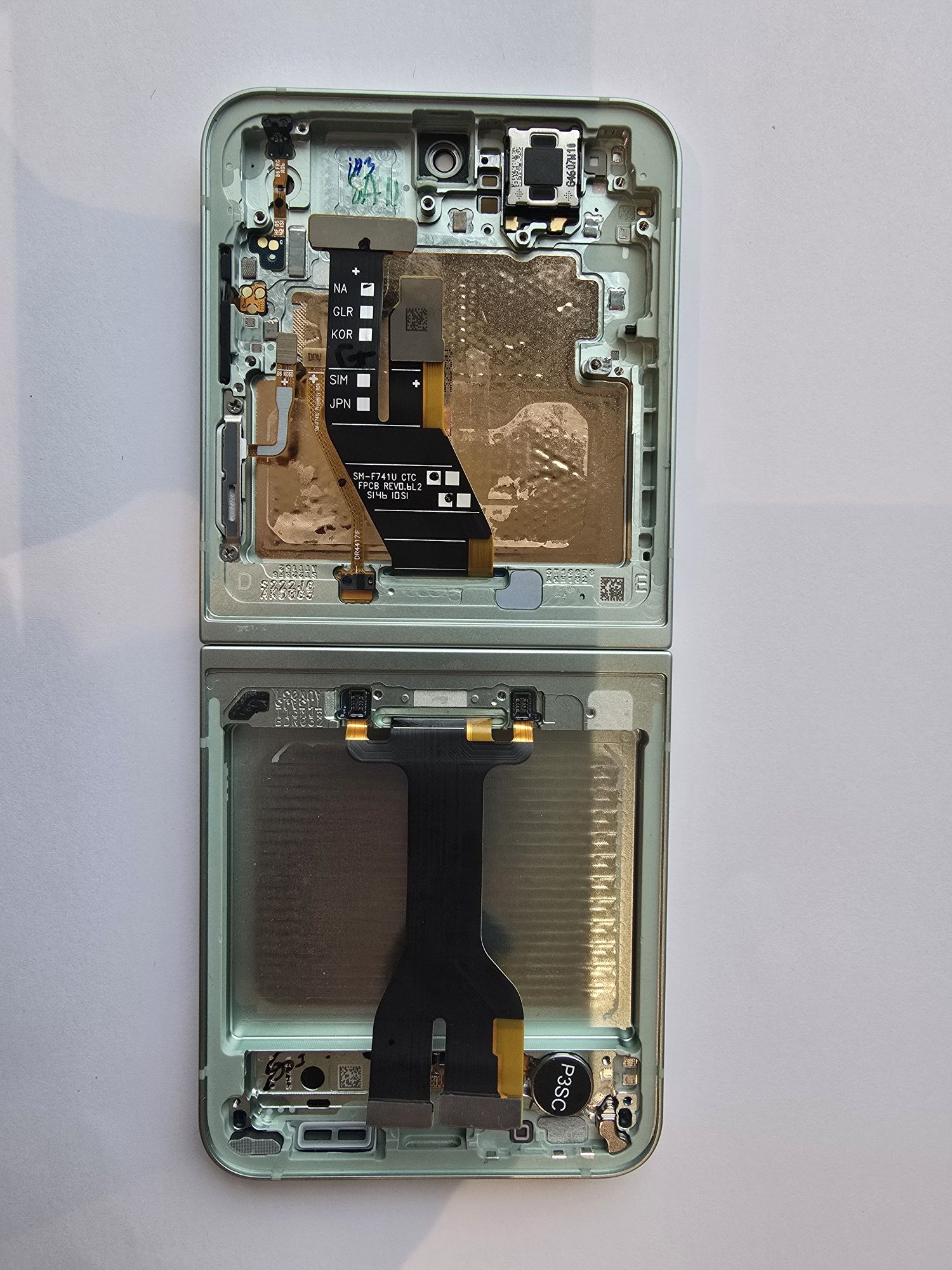 Модуль дісплей внутрішній Samsung Galaxy Flip 6 SM-F741B Light green