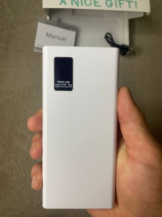 Павербанк на 10000mAh, Білий павер