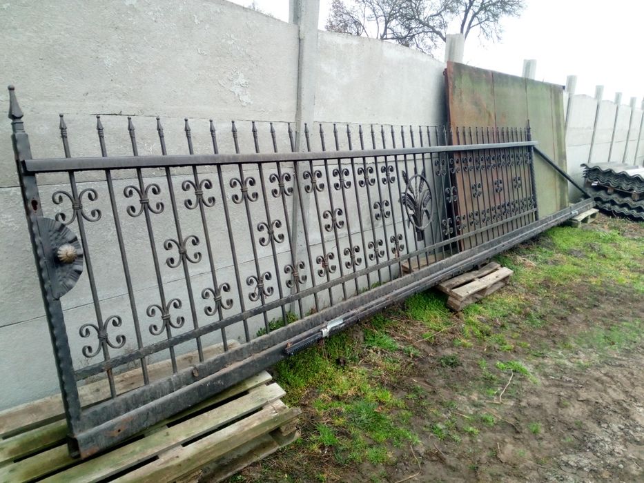 Furtka oraz brama przesuwna kuta 5,3m