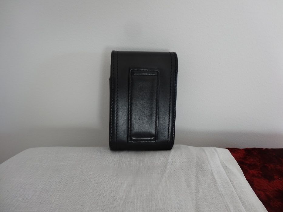 Шкіряний  чорний чехол для фотоапарата Panasonik