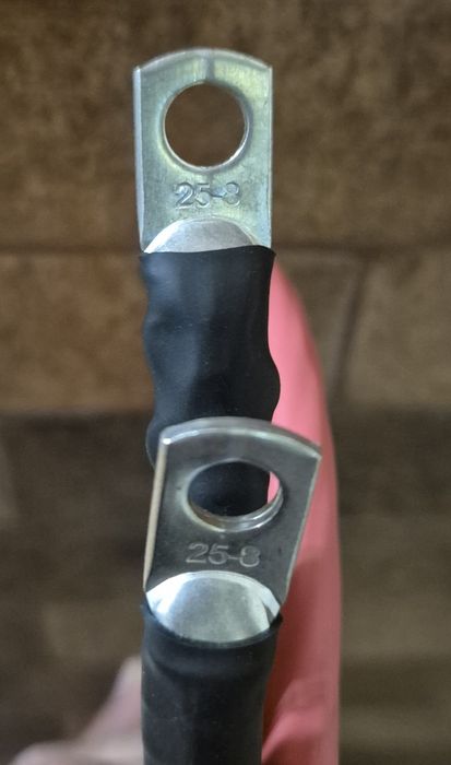 Комплект кабелів перемички ПВ-3, ПВ-5 25мм2, 35 мм2 для акумулятора /