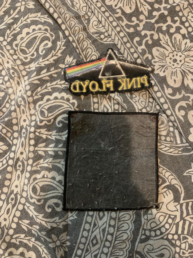 Insignia Patches pink floyd / iron maiden bordado rock/metal/alternati