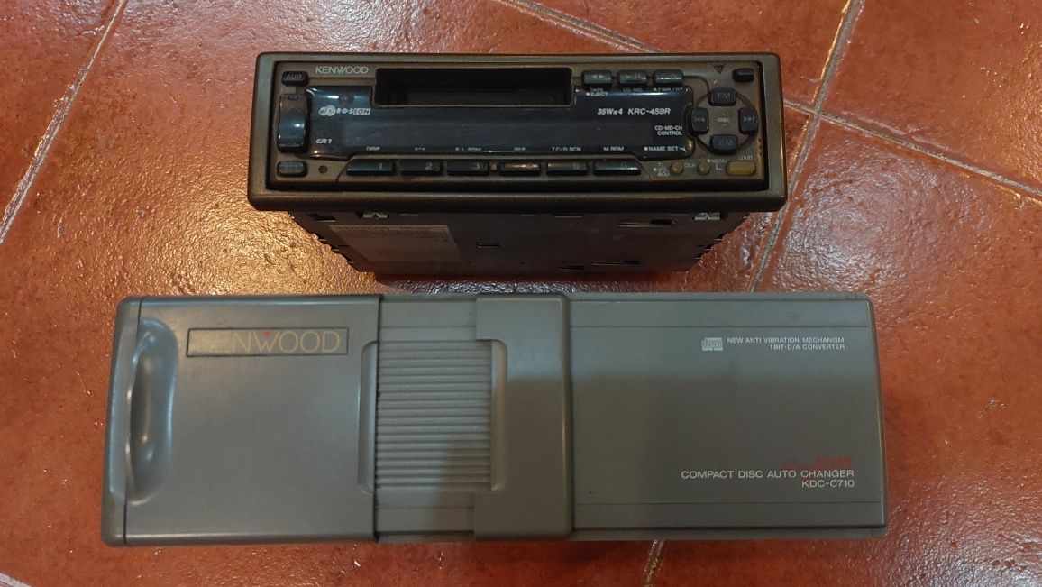 Rádio Kenwood KRC-459R Caixa 10 cd's KDC-C710