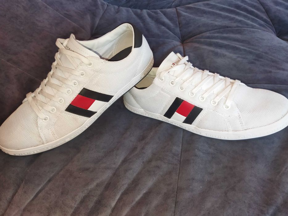 Чоловічі білі кеди кросівки Tommy Hilfiger р.43  28см