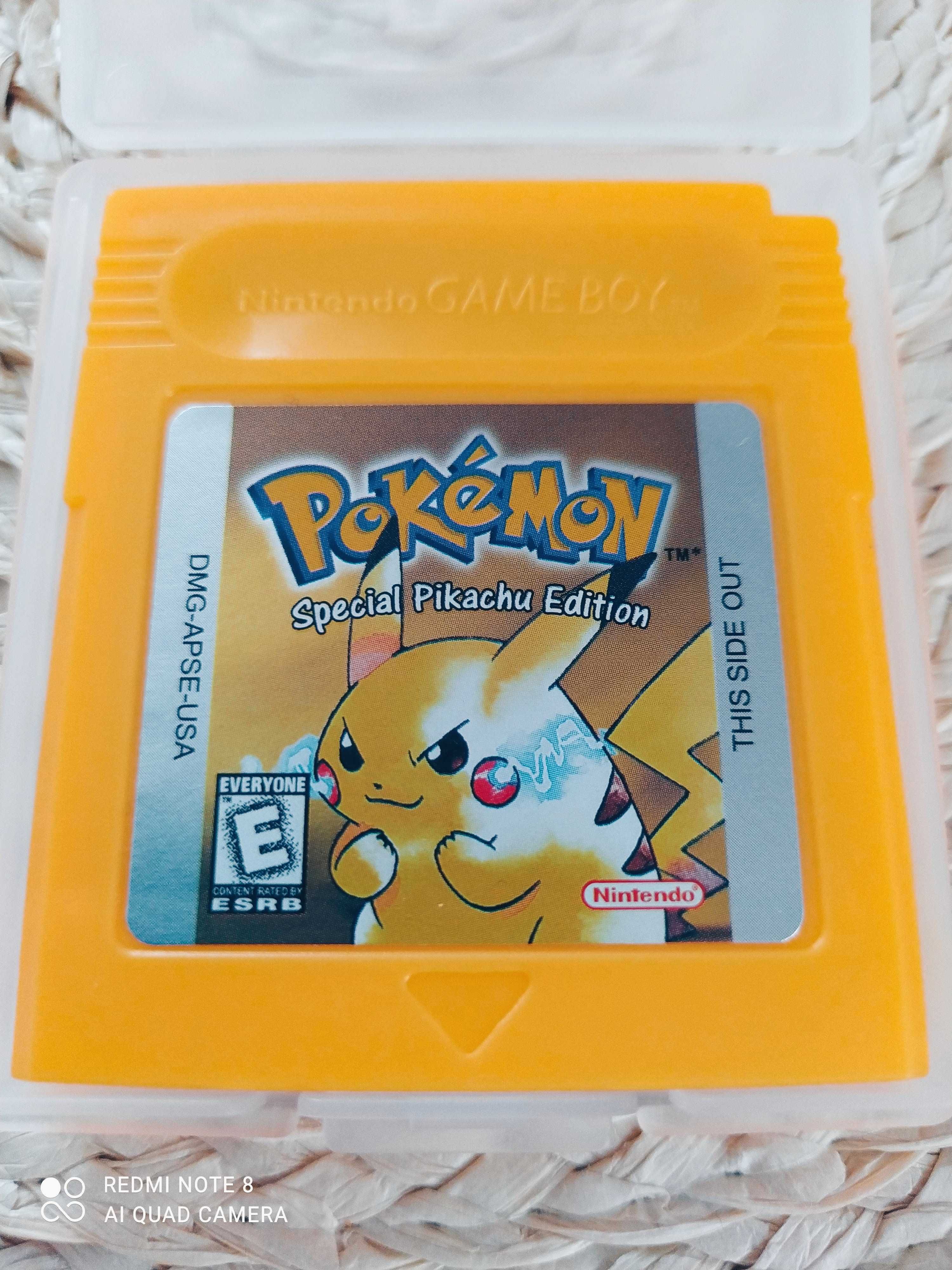 Gra Pokemon Yellow Pikachu - Gameboy (Wysyłka tego samego dnia)
