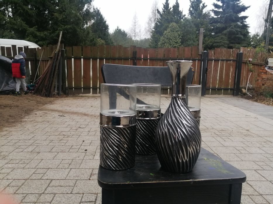 Wazon świecznik swieczniki