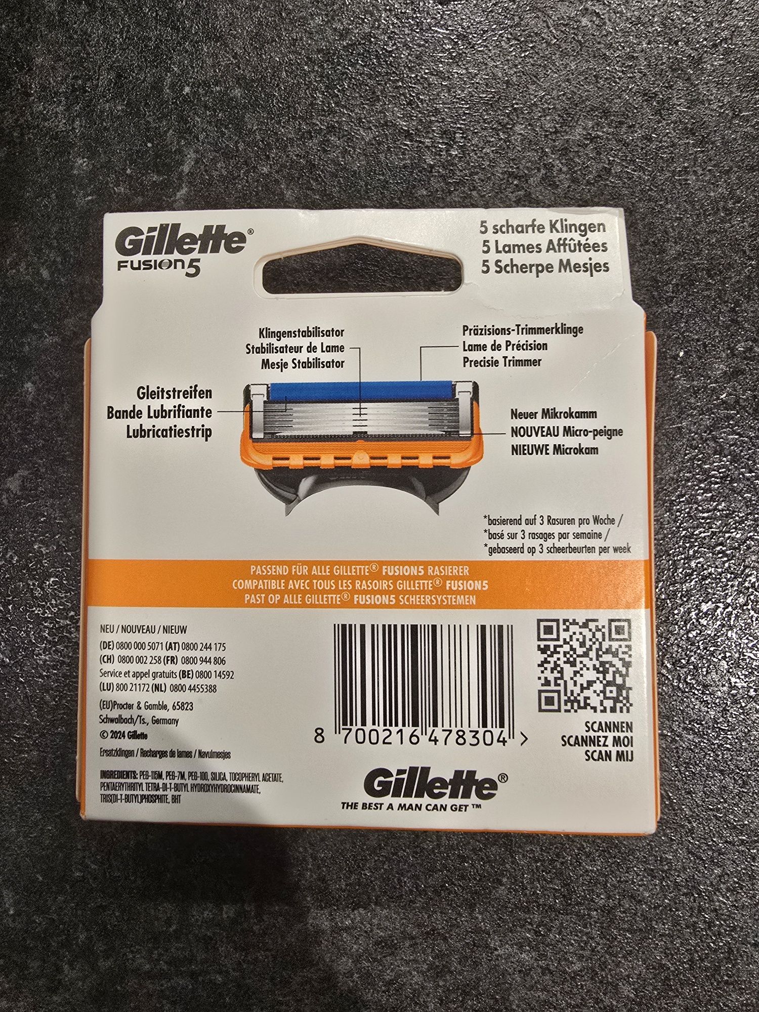 Gillette fusion 5