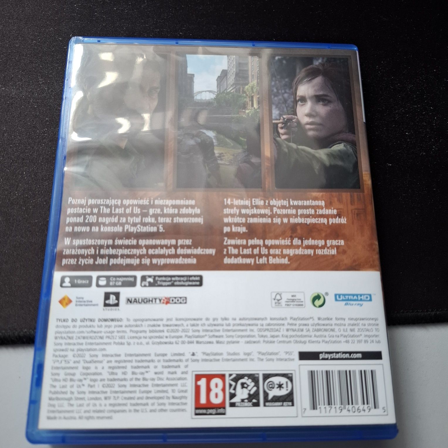 Gra na ps5 the last of us part 1