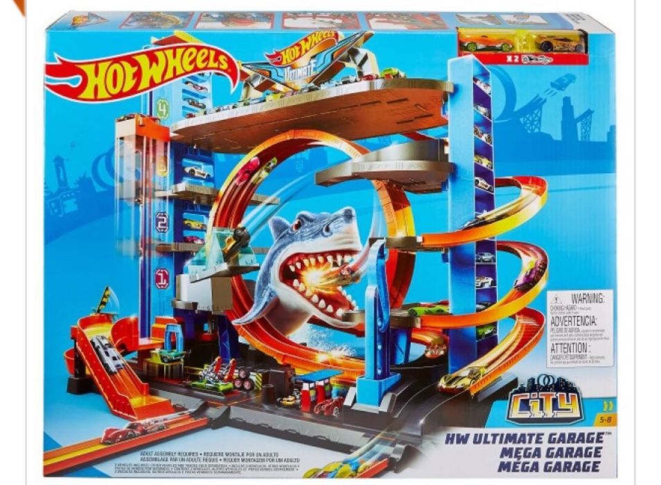 Хот Вилс Ультимейт гараж з Акулой Hot Wheels City Ultimate Garage