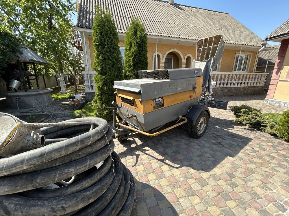 Пневмнонагнітач машинадля стяжки підлог Turbosol putzmeister brinkmann