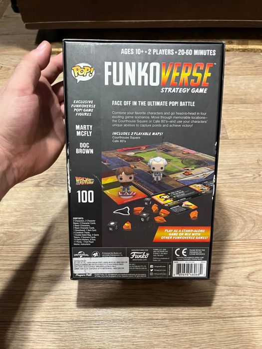 Фігурки фанко поп funko pop з настольною грою назад у майбутне