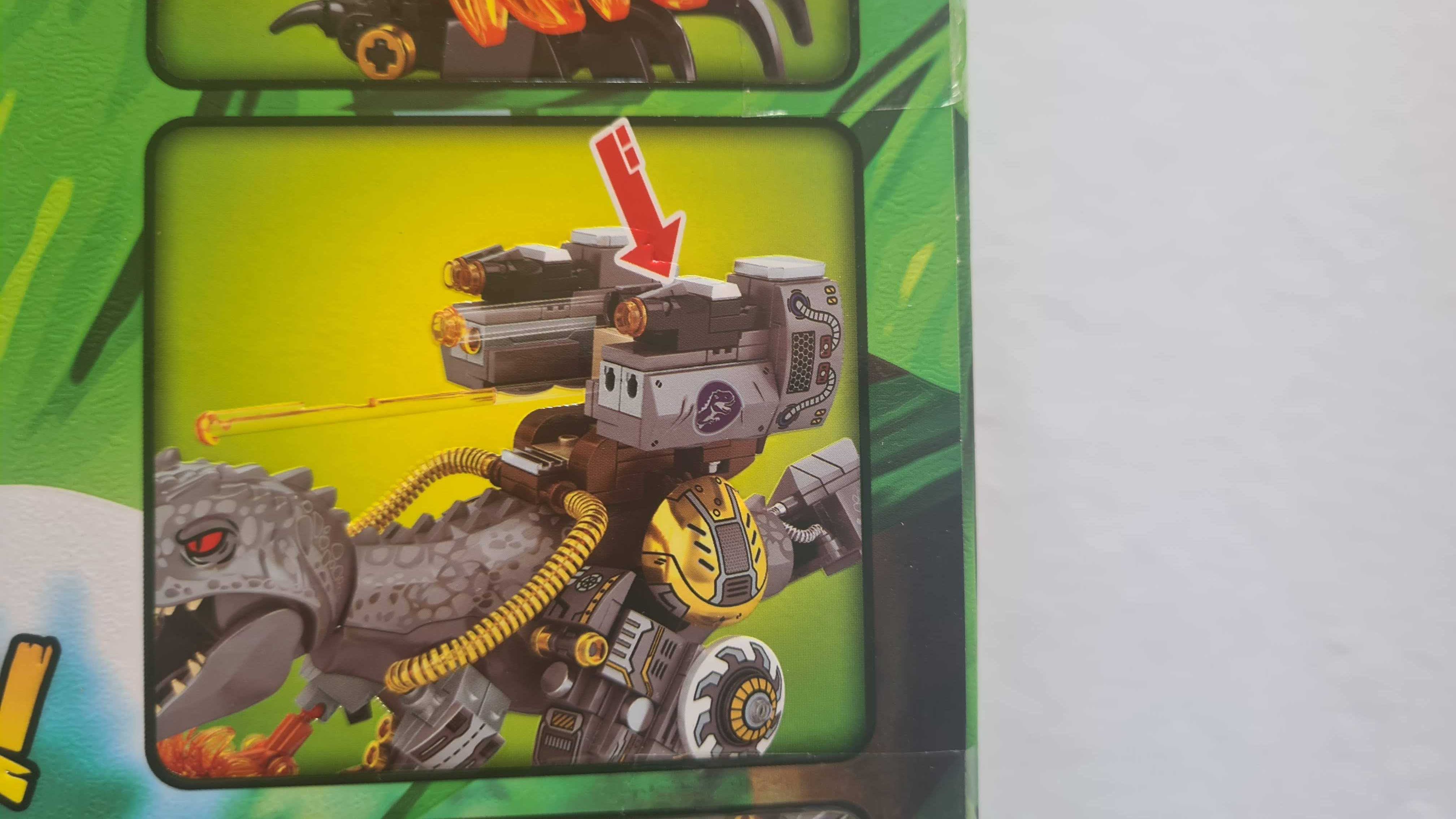 Klocki Dinozaur World 560 elementów nowe