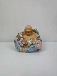 Figurka porcelana Chińska Budda z dziećmi lata 70-te