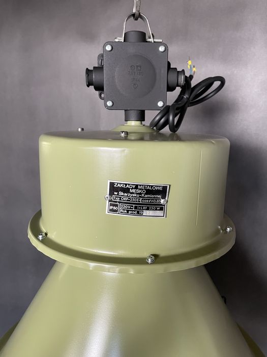 Lampa LOFT przemysłowa ORP-250 industrialna oliwka oliwkowa mat